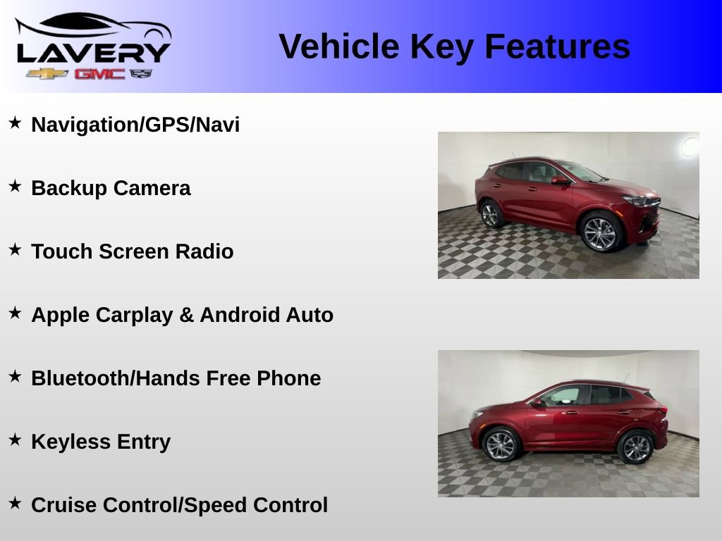 Certified 2023 Buick Encore GX Select w/ Sport Touring Package FWD image 2
