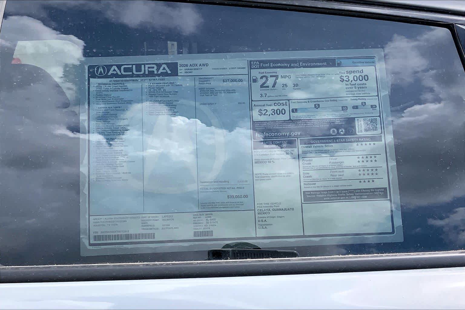 New 2026 Acura ADX AWD image 22