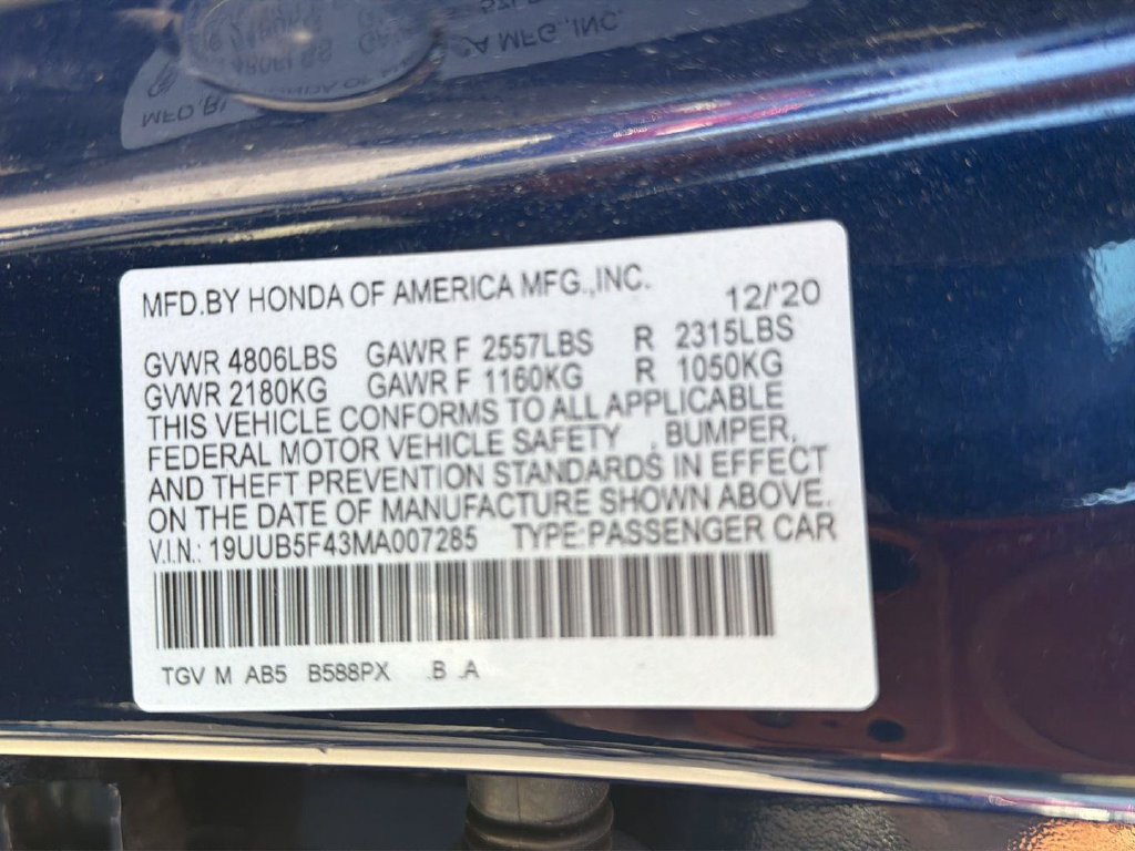 Used 2021 Acura TLX w/ Technology Package FWD image 29
