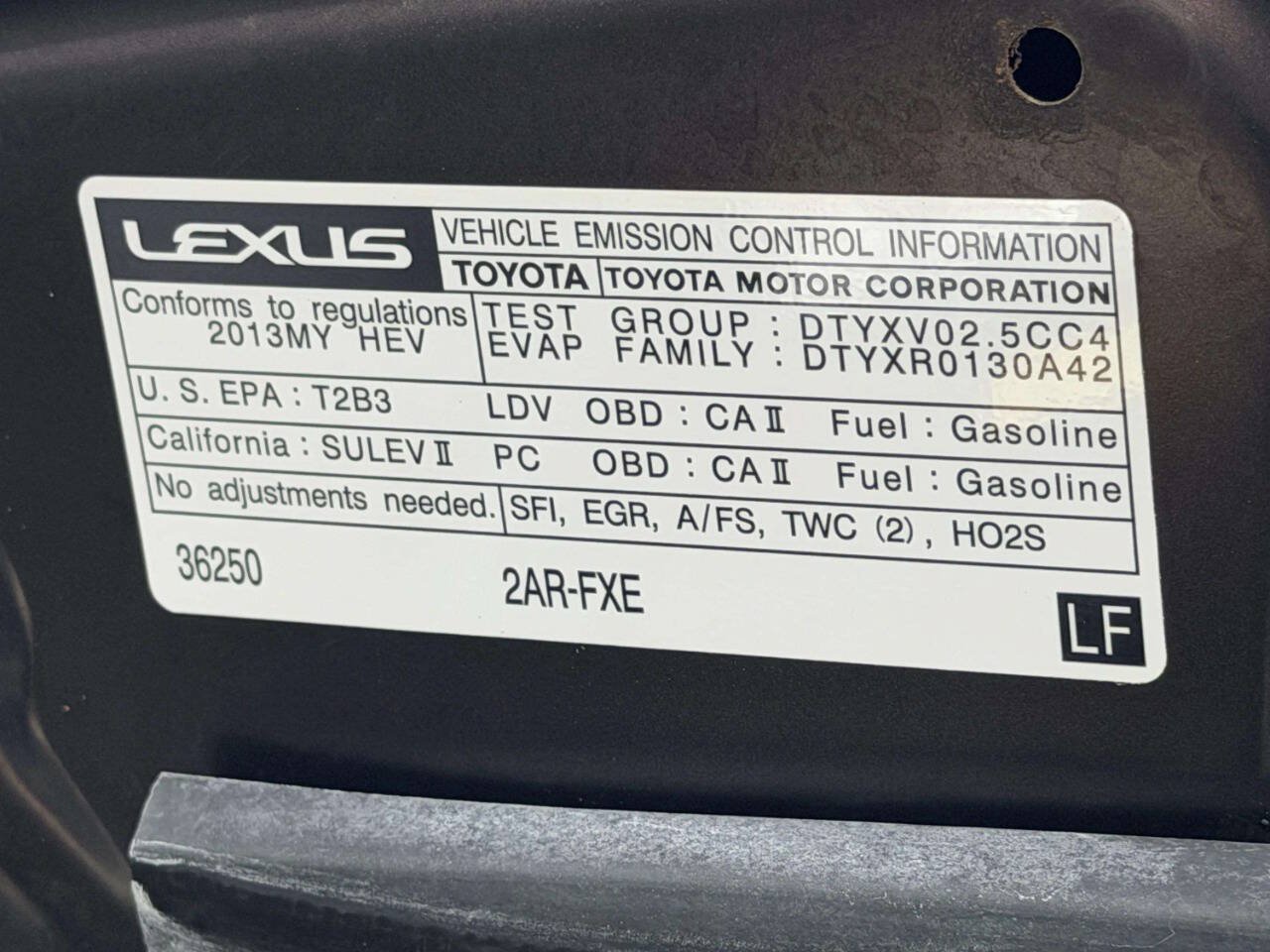 Used 2013 Lexus ES 300h w/ Luxury Pkg FWD image 13