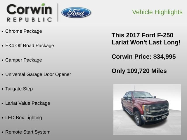 Used 2017 Ford F250 Lariat w/ Chrome Package image 6