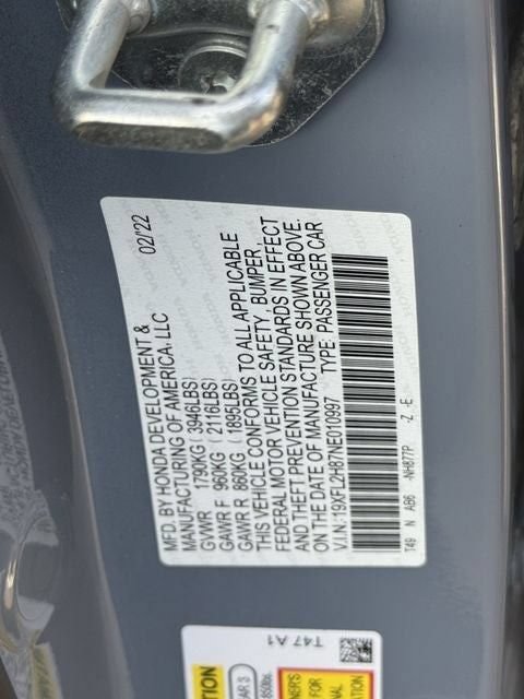 Used 2022 Honda Civic Sport image 8