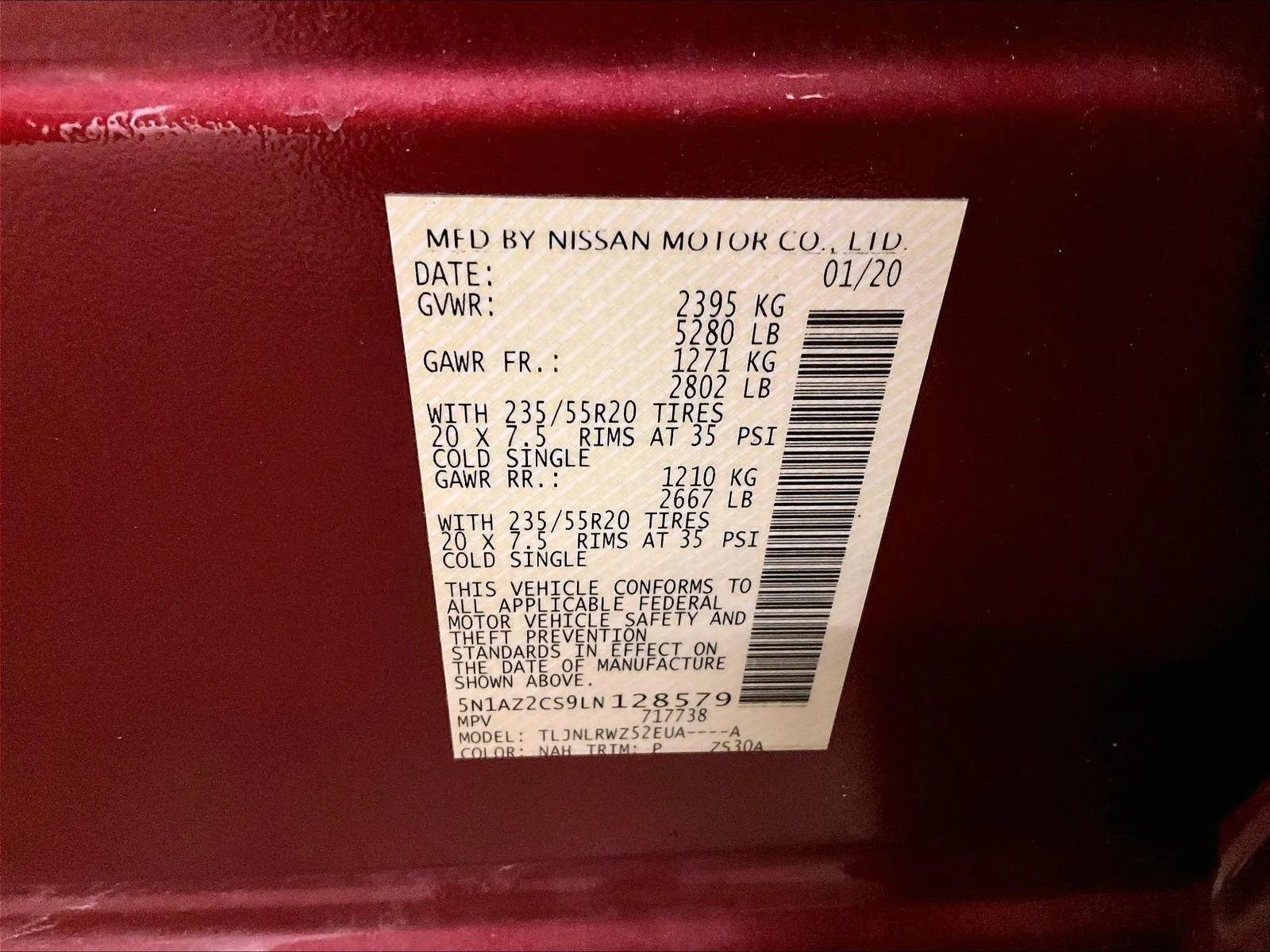 Used 2020 Nissan Murano SL w/ Cargo Package image 33