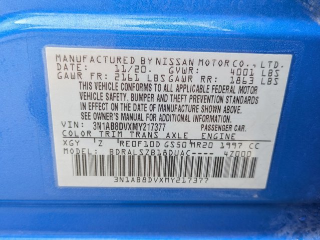 Used 2021 Nissan Sentra SR w/ SR Premium Package image 15