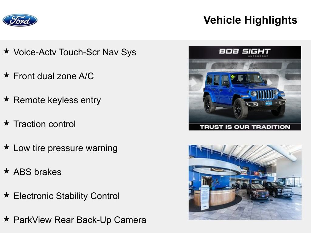 Used 2021 Jeep Wrangler Unlimited Sahara w/ Cold Weather Group image 3