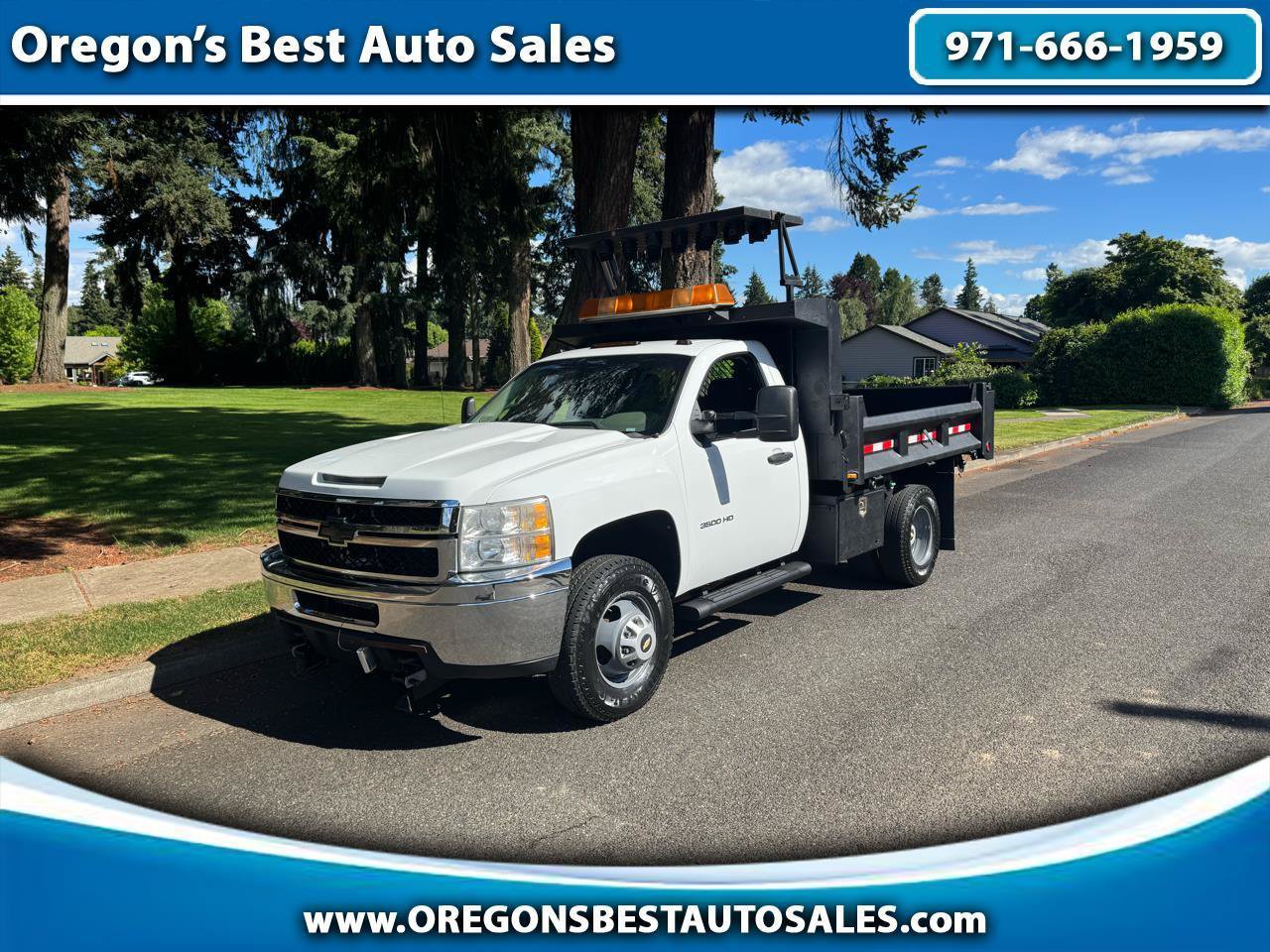 Used 2011 Chevrolet Silverado 3500 W/T w/ Snow Plow Prep Package