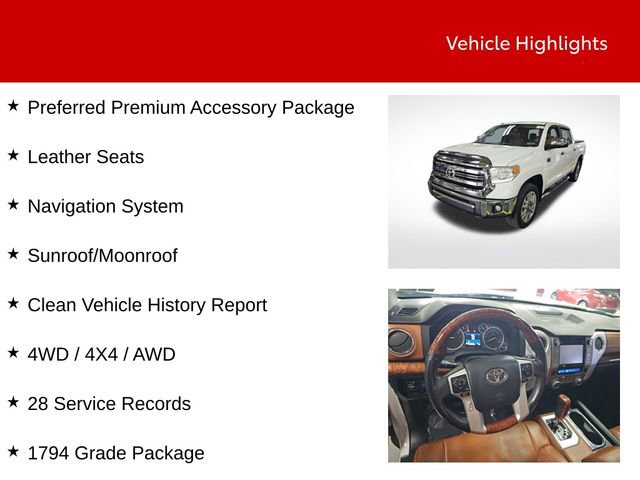 Used 2017 Toyota Tundra 1794 Edition image 9