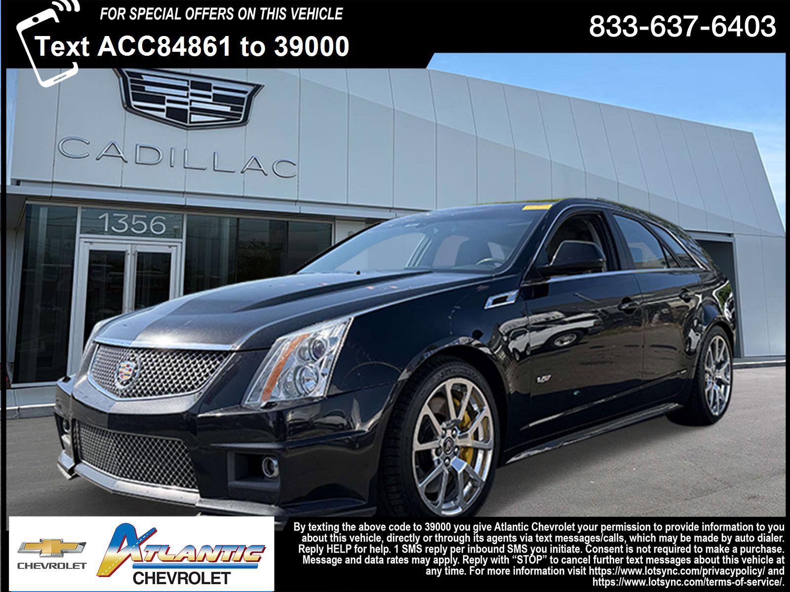 Used 2012 Cadillac CTS V w/ Wood Trim Package