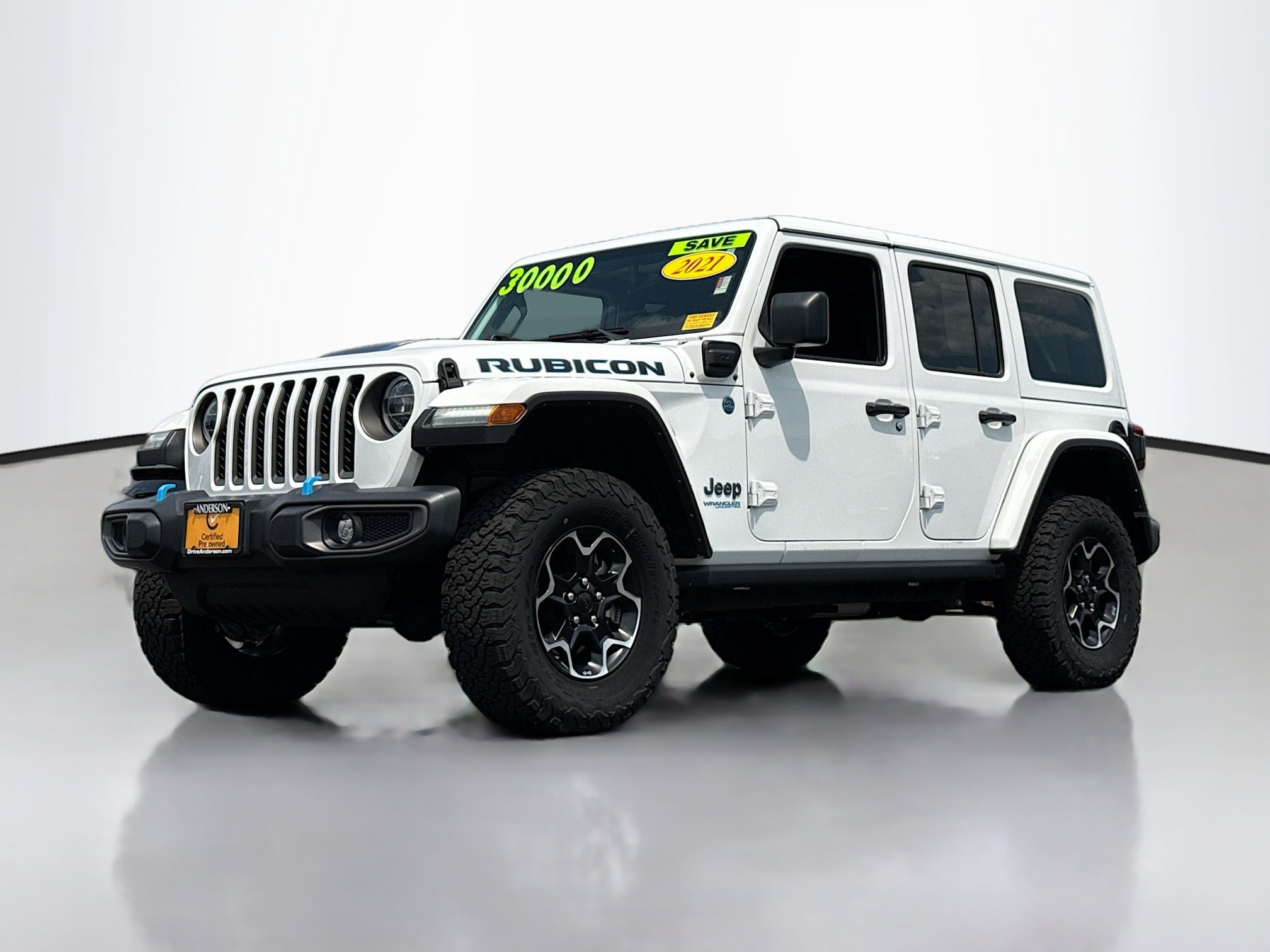 Used 2021 Jeep Wrangler Unlimited Rubicon 4xe w/ Cold Weather Group AWD/4WD image 14