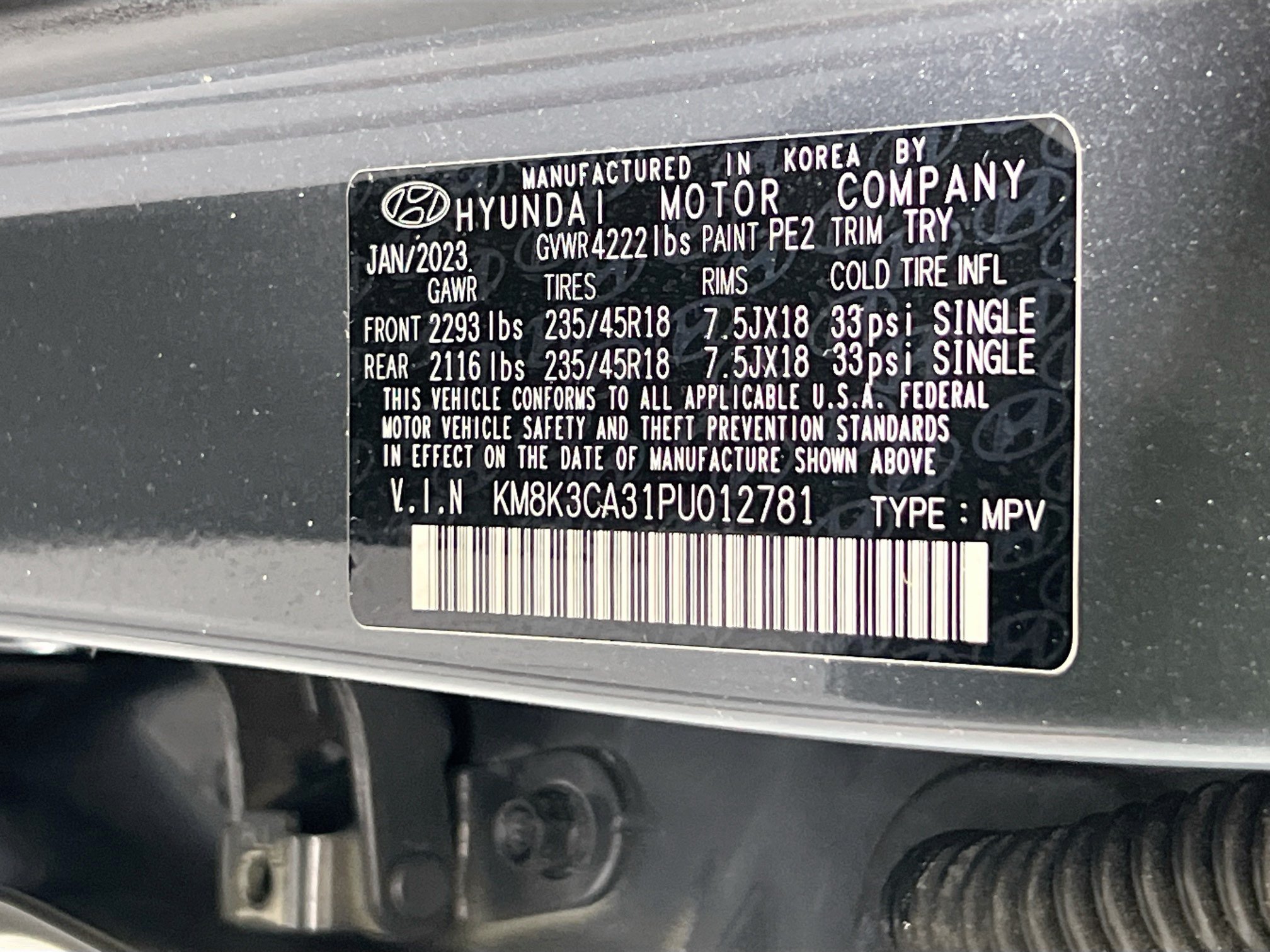 Used 2023 Hyundai Kona N Line w/ Cargo Package AWD/4WD image 32