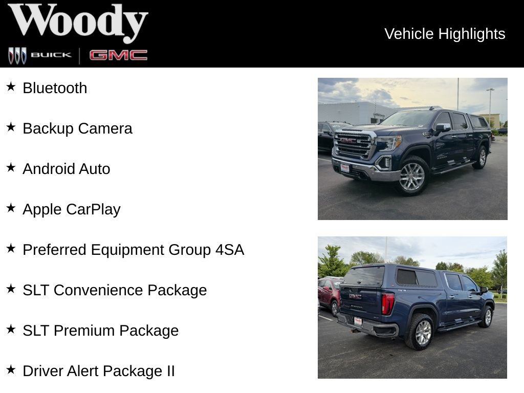 Certified 2019 GMC Sierra 1500 SLT w/ SLT Premium Package AWD/4WD image 3