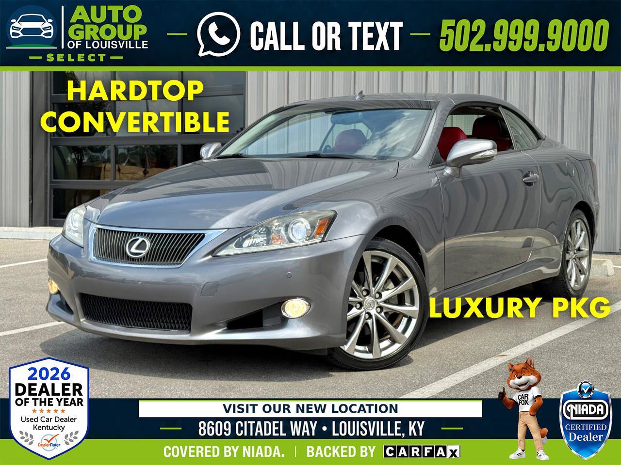 Used 2015 Lexus IS 250C w/ Luxury Package