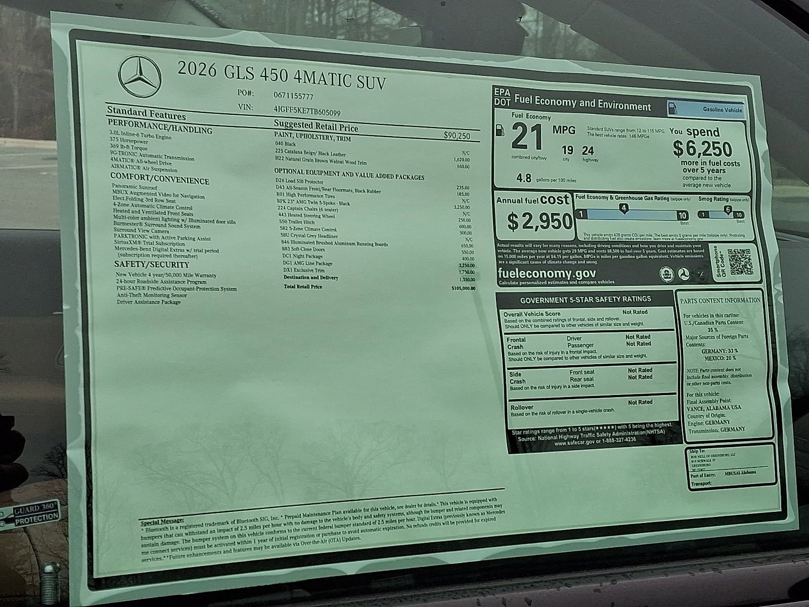 New 2026 Mercedes-Benz GLS 450 4MATIC image 19