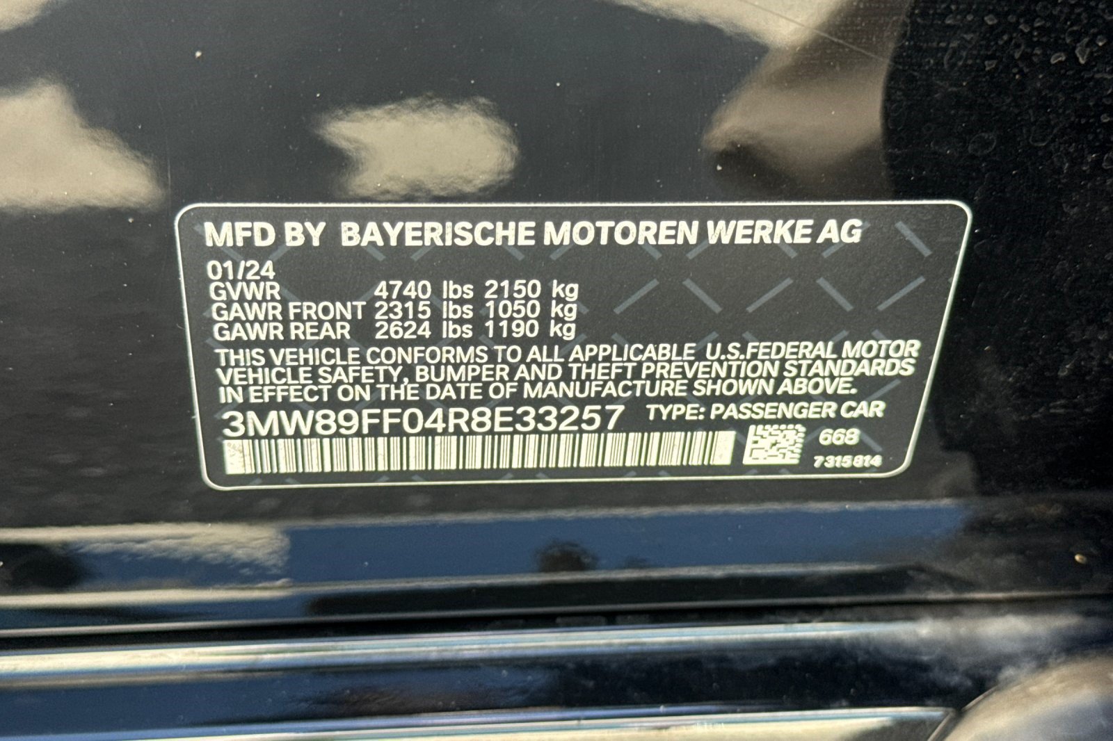 Certified 2024 BMW 330i xDrive Sedan w/ Premium Package AWD/4WD image 27