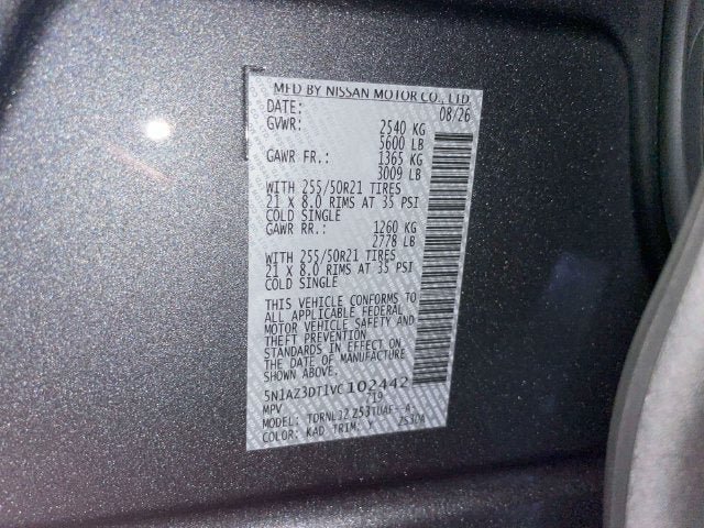 New 2027 Nissan Murano Platinum w/ Technology Package AWD/4WD image 32