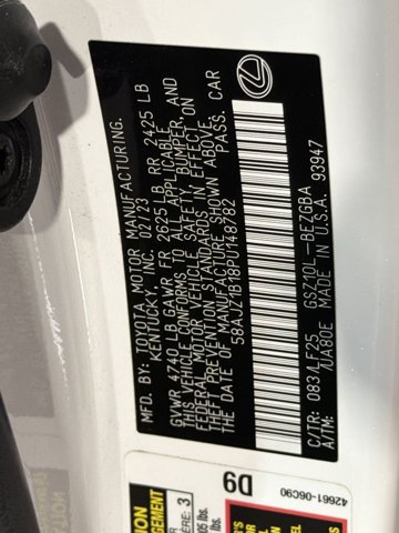 Certified 2023 Lexus ES 350 F Sport w/ Accessory Package (Z2) FWD image 28