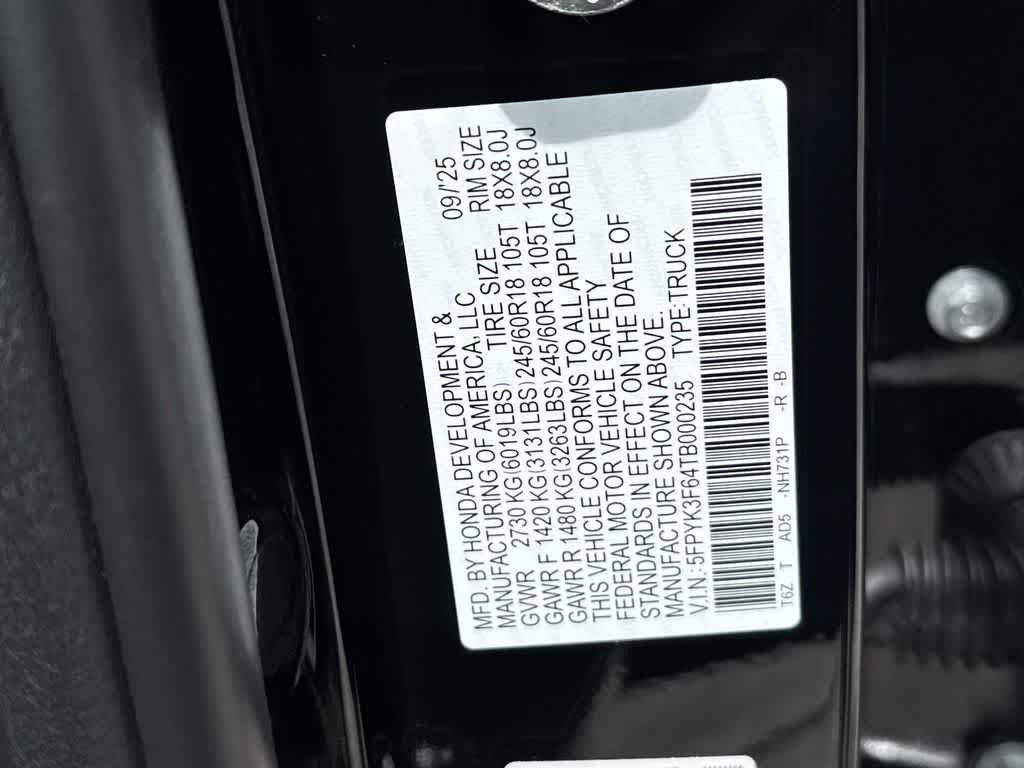 Used 2026 Honda Ridgeline TrailSport image 28