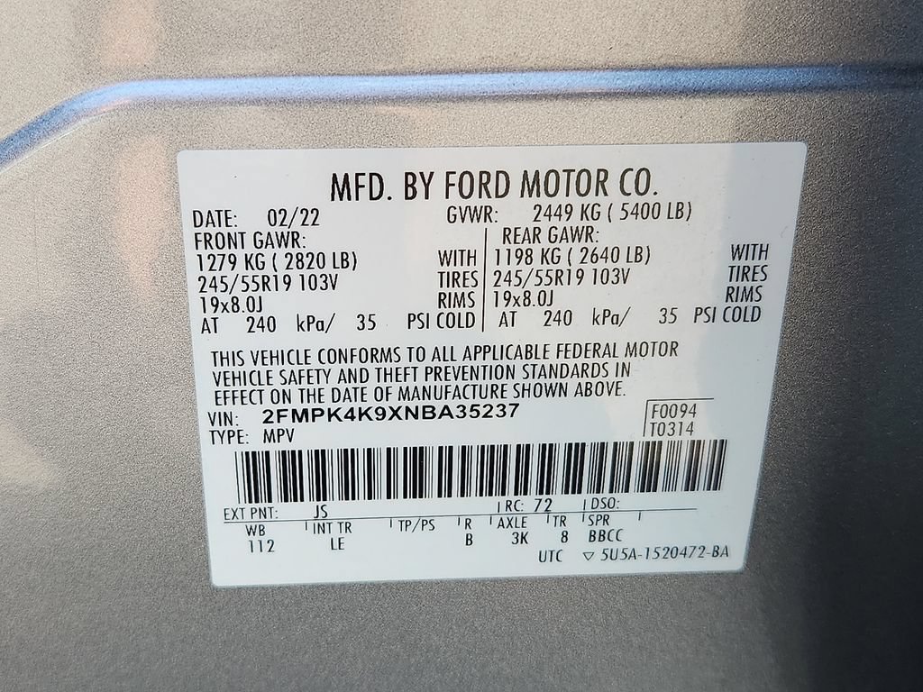 Used 2022 Ford Edge Titanium AWD/4WD image 29