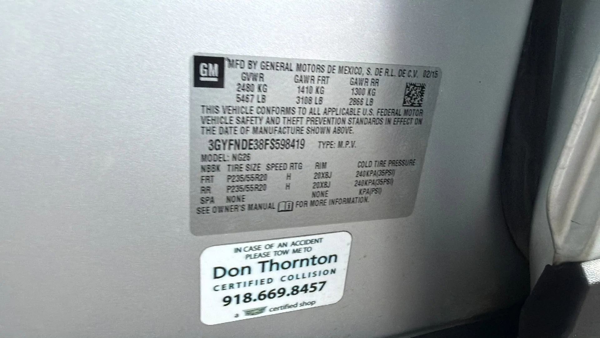 Used 2015 Cadillac SRX Premium FWD image 20