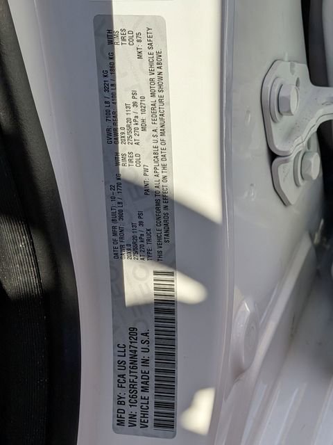 Used 2022 RAM 1500 Laramie w/ Sport Appearance Package image 32