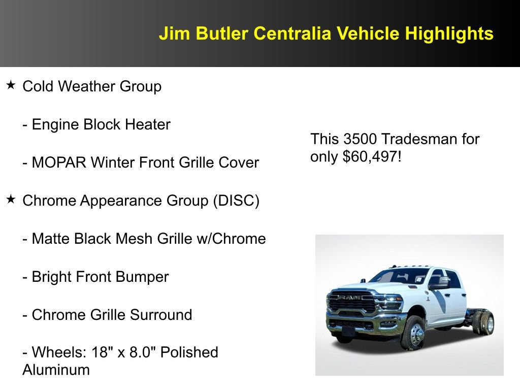 New 2026 RAM 3500 Tradesman w/ Chrome Appearance Group image 20