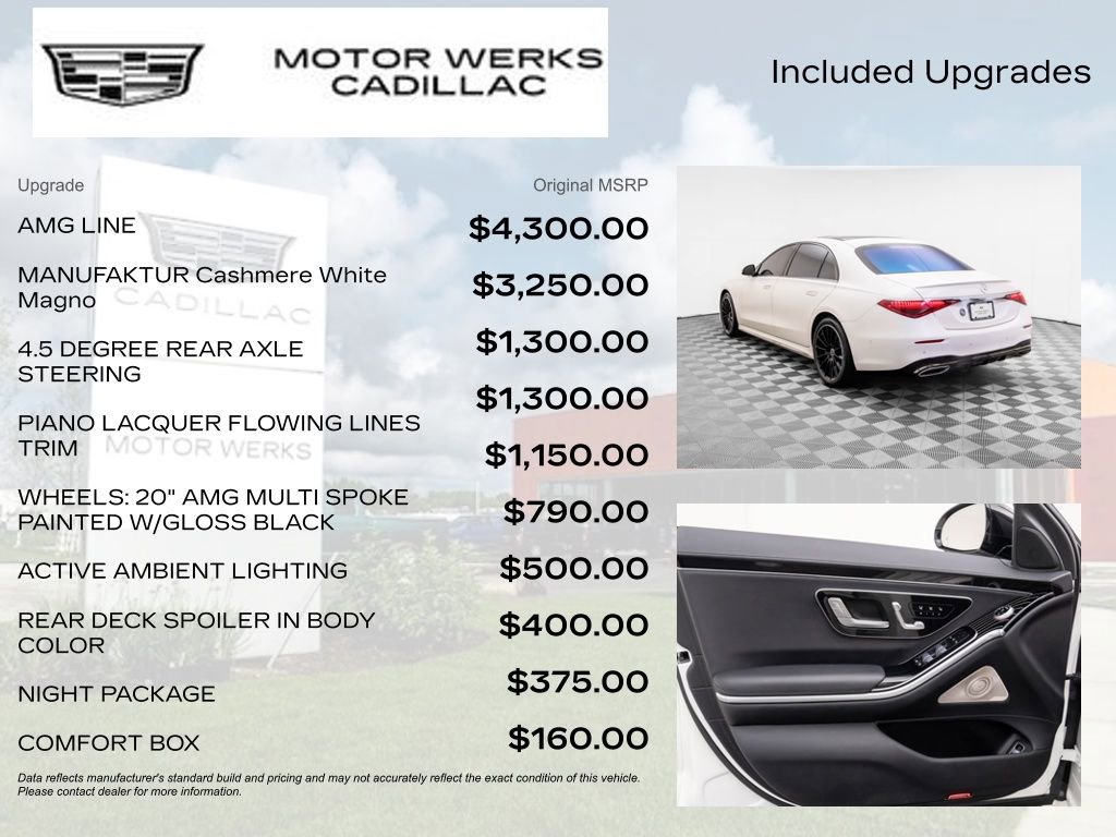 Used 2023 Mercedes-Benz S 500 4MATIC w/ AMG Line image 9