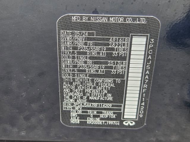 Certified 2024 INFINITI QX50 Pure image 22