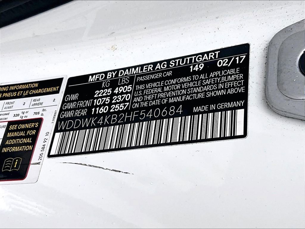 Used 2017 Mercedes-Benz C 300 4MATIC Cabriolet w/ Premium 2 Package image 29