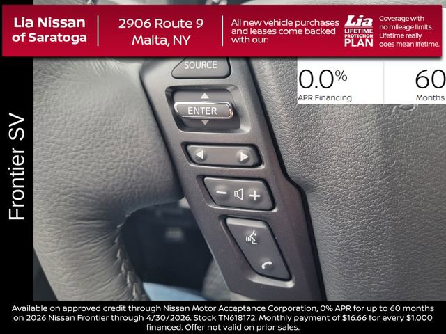 New 2026 Nissan Frontier SV w/ SV Convenience Package image 19