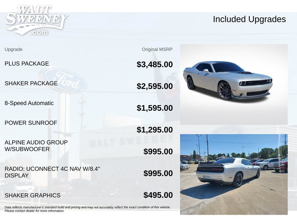 Used 2023 Dodge Challenger R/T Scat Pack w/ Plus Package RWD image 11