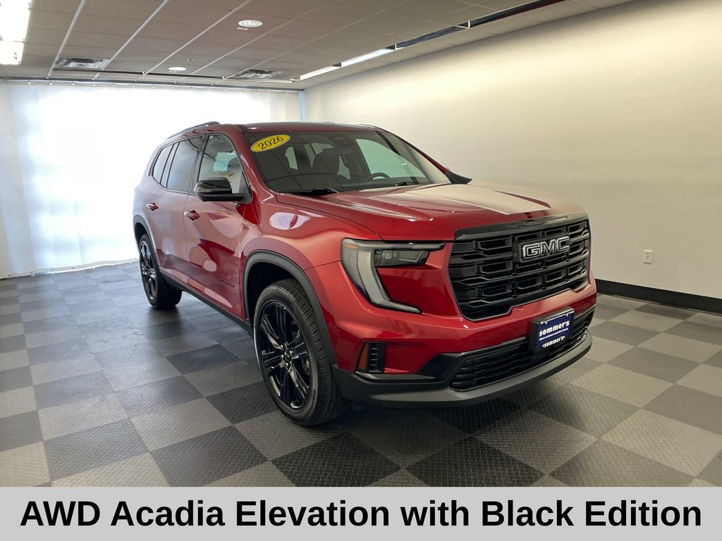 New 2026 GMC Acadia Elevation w/ Black Edition AWD/4WD 360° Tour