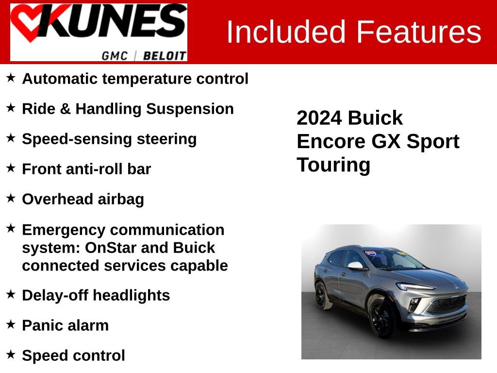 Used 2024 Buick Encore GX Sport Touring image 3