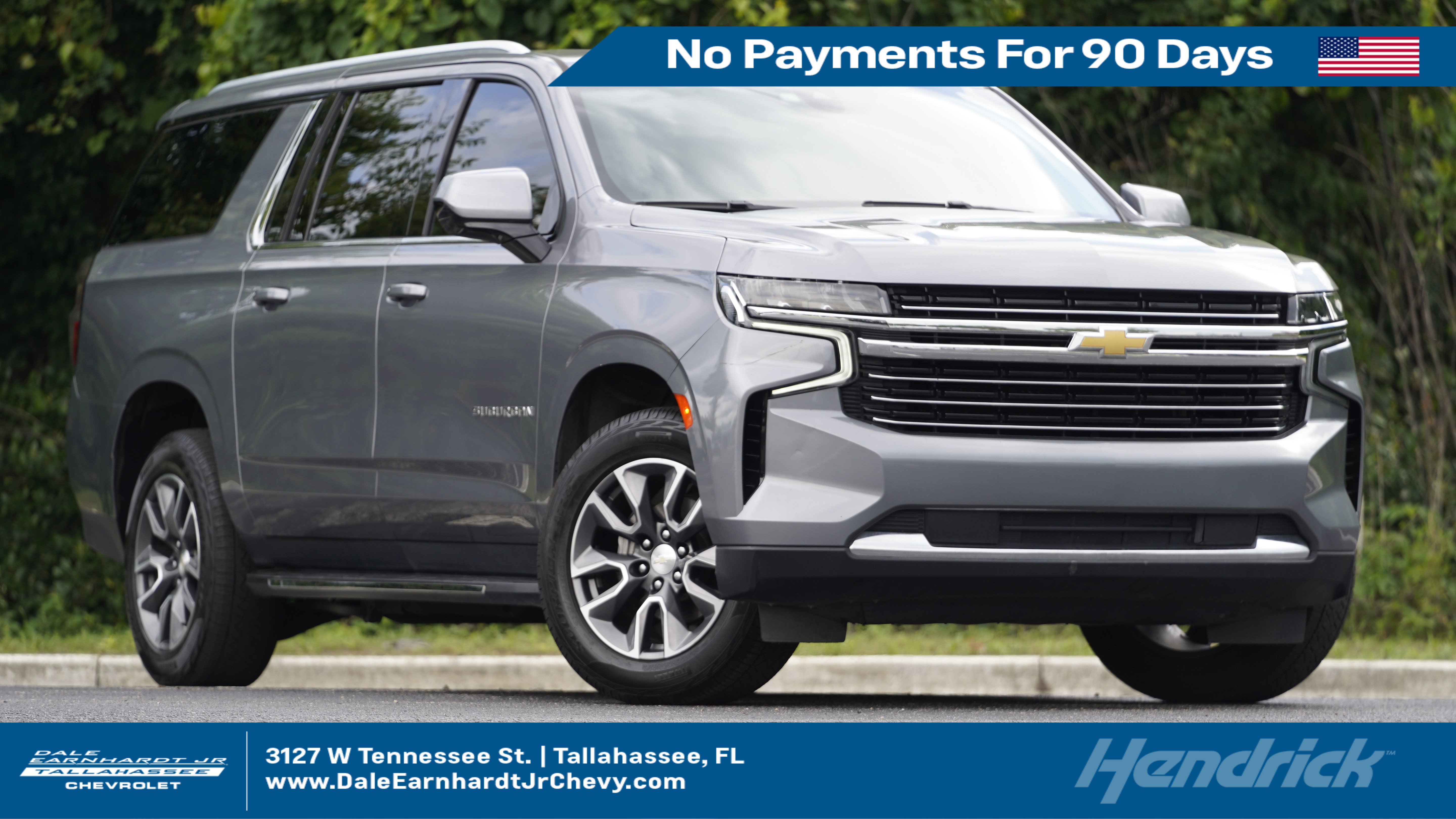 Used 2021 Chevrolet Suburban LT w/ Rear Media and Nav Package