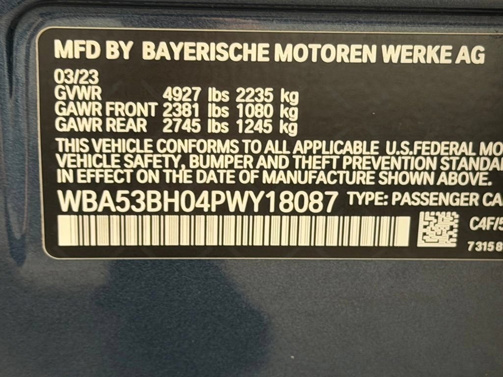 Used 2023 BMW 530i w/ M Sport Package RWD image 41