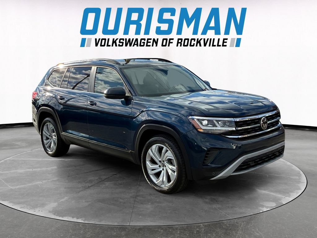 Used 2021 Volkswagen Atlas SE w/ Panoramic Sunroof Package FWD image 1