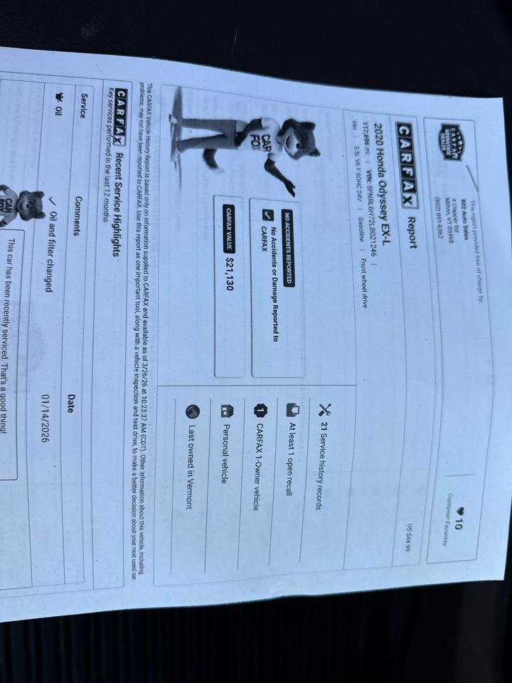 Used 2020 Honda Odyssey EX-L image 16