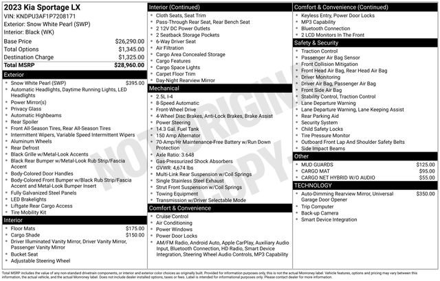 Used 2023 Kia Sportage LX image 10