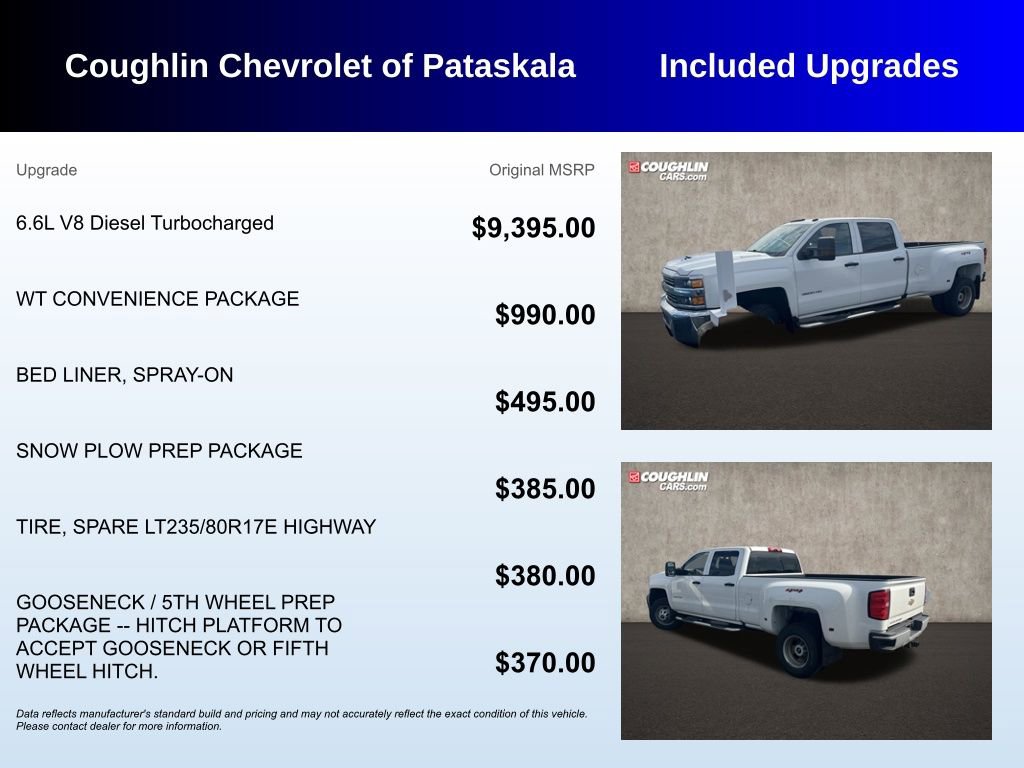 Used 2018 Chevrolet Silverado 3500 W/T w/ WT Convenience Package image 3