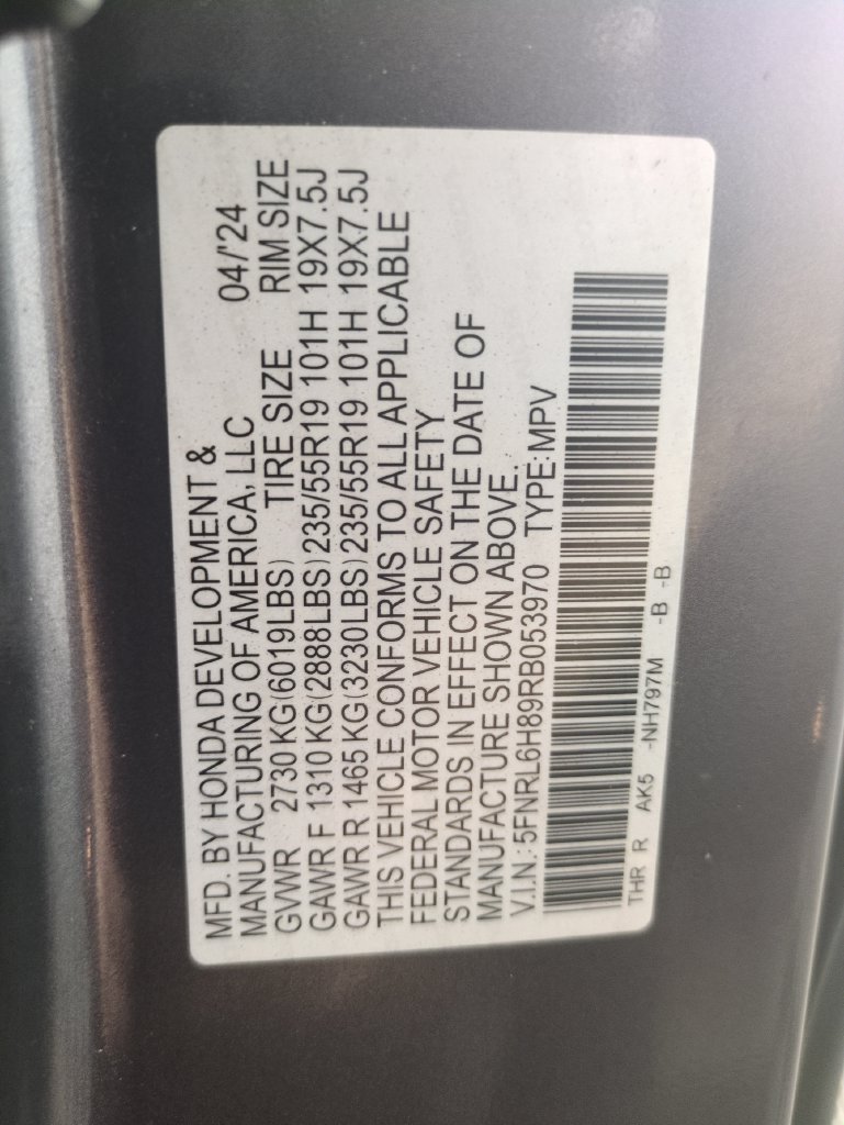 Certified 2024 Honda Odyssey Touring image 33
