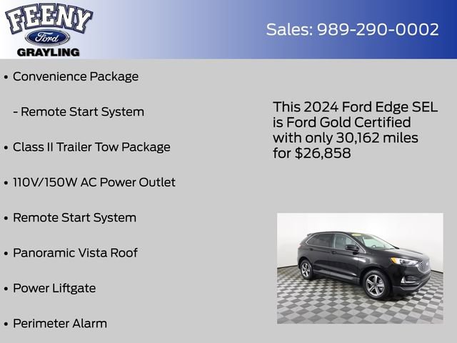 Certified 2024 Ford Edge SEL w/ Convenience Package image 13