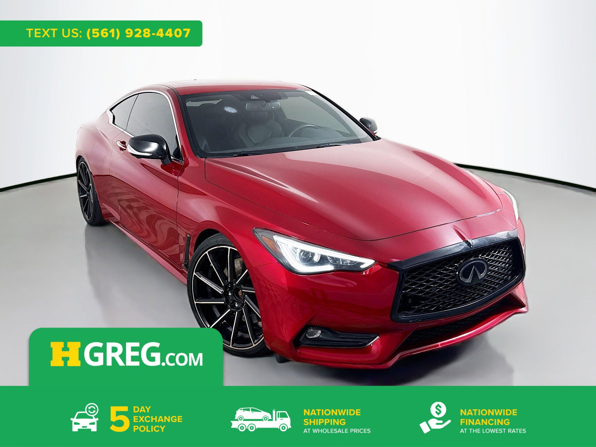 Used 2021 INFINITI Q60 Red Sport 400 AWD/4WD image 1