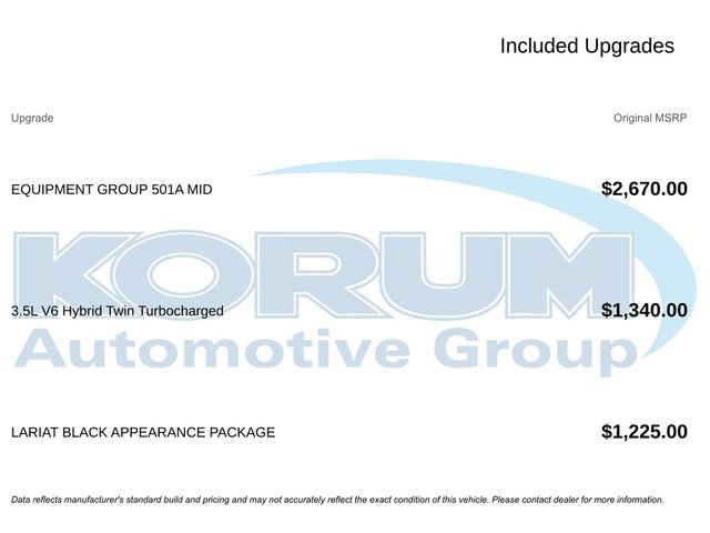 New 2026 Ford F150 Lariat w/ Equipment Group 501A Mid AWD/4WD image 15