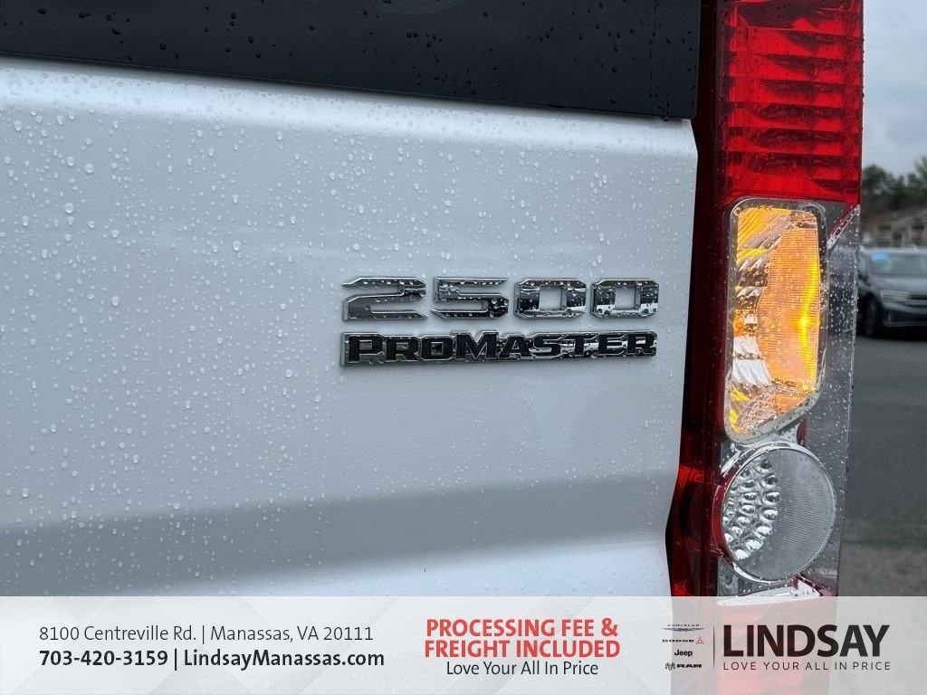 New 2026 RAM ProMaster 2500 w/ Quick Order Package 22H SLT+ FWD image 8