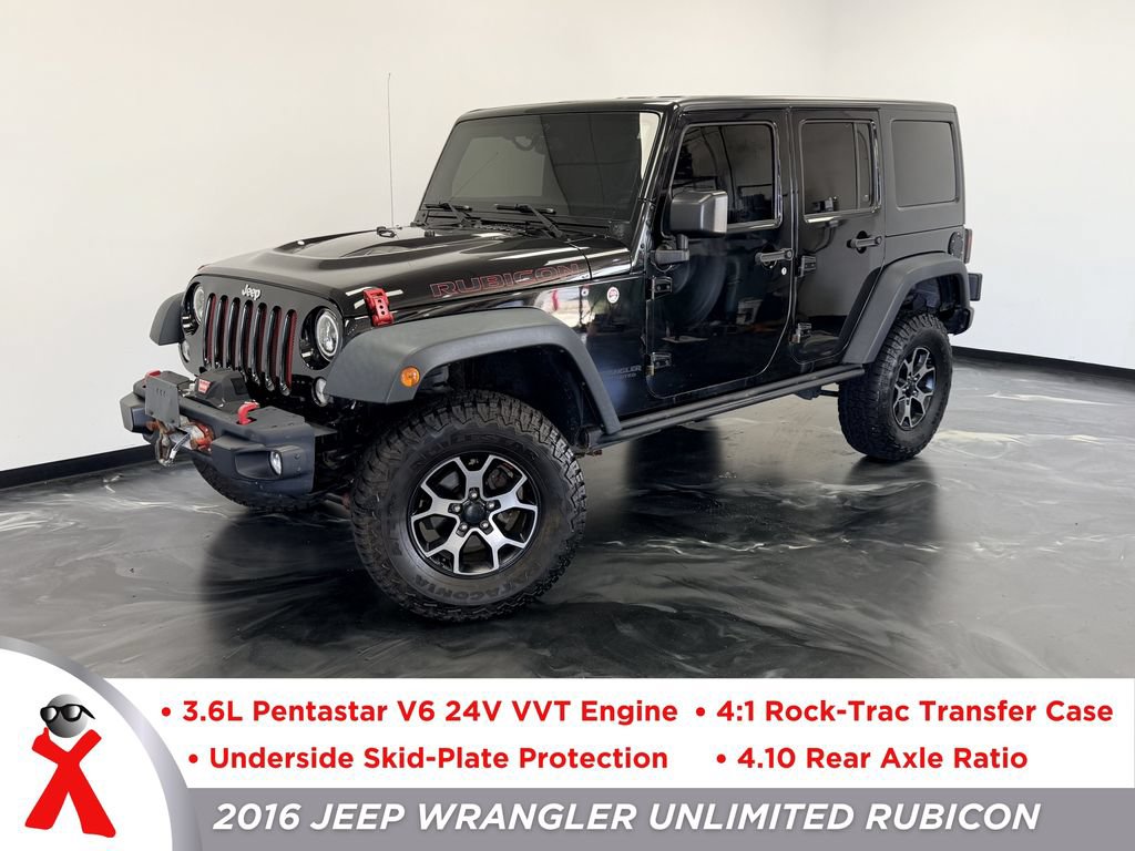 Used 2016 Jeep Wrangler Unlimited Rubicon w/ Dual Top Group