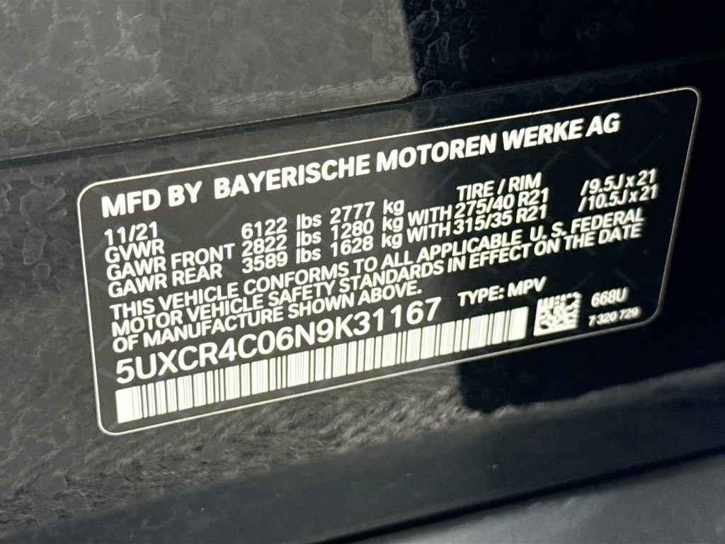 Used 2022 BMW X5 sDrive40i w/ Parking Assistance Package image 34