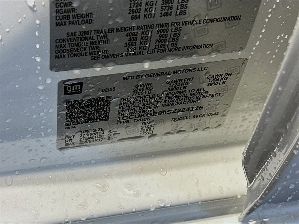 New 2025 Chevrolet Silverado 1500 LTZ w/ Technology Package image 35