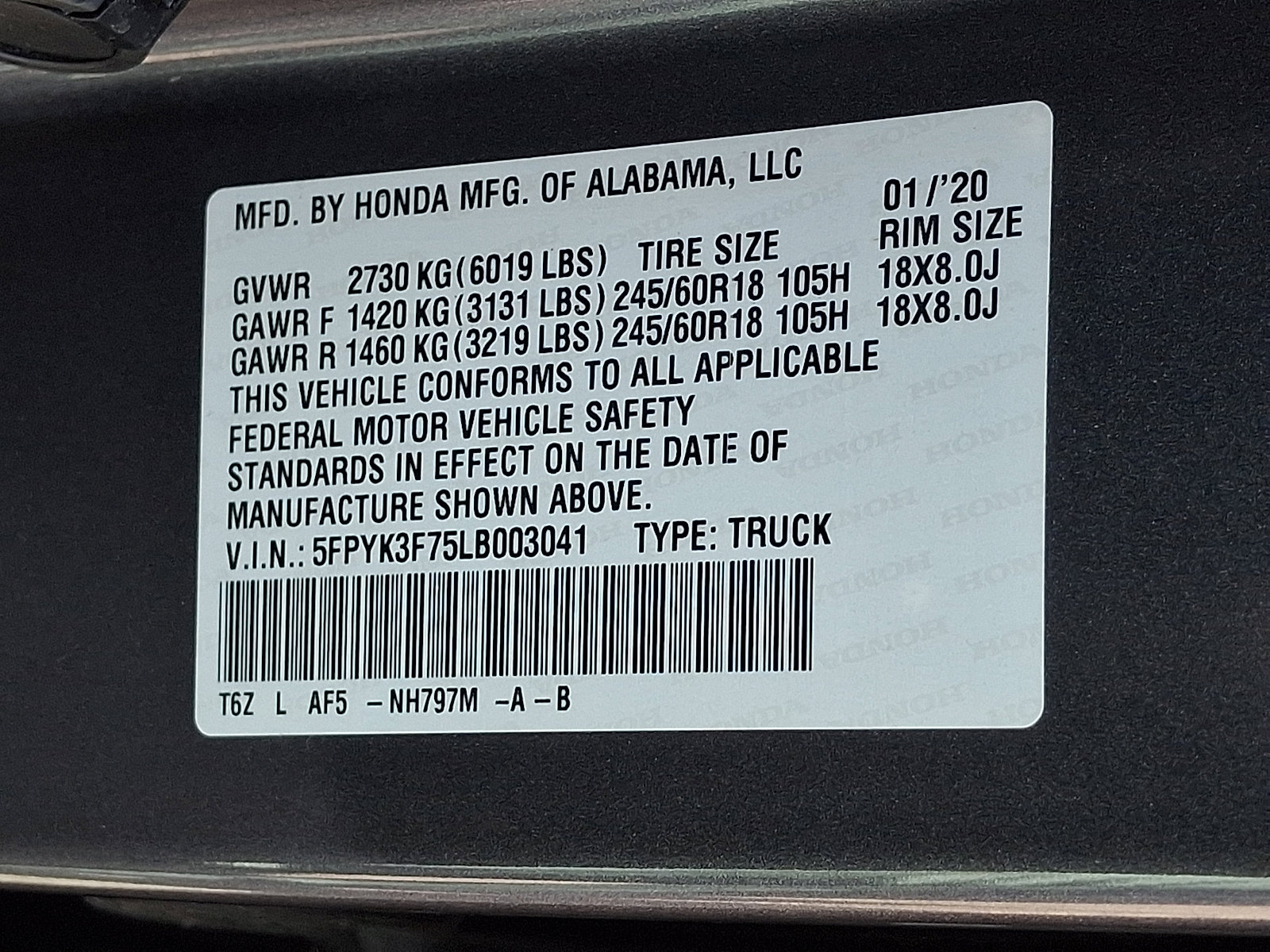 Used 2020 Honda Ridgeline RTL-E image 29