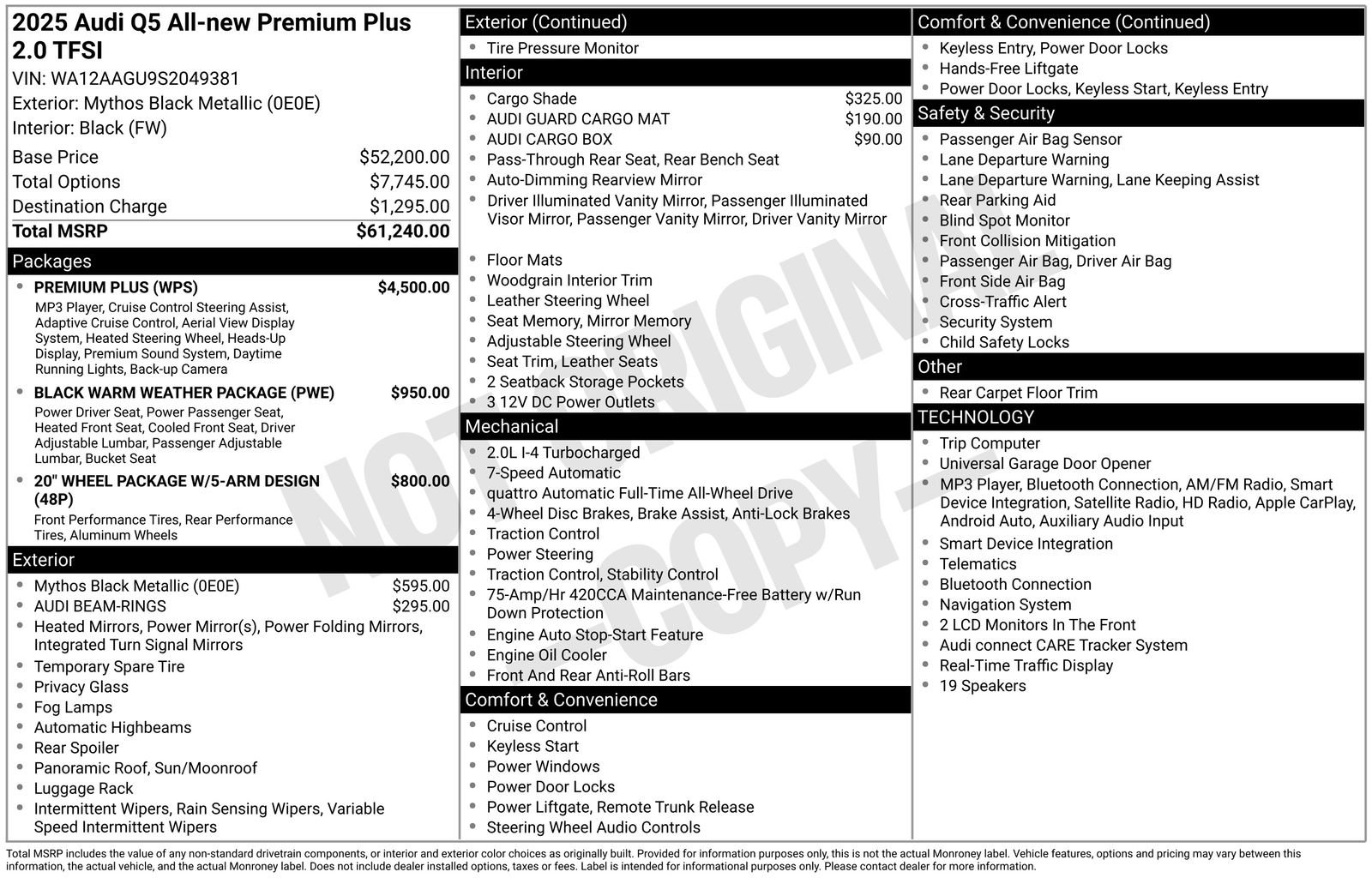 Certified 2025 Audi Q5 Premium w/ Premium Plus AWD/4WD image 32
