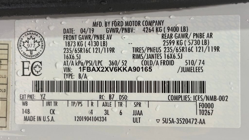 Used 2019 Ford Transit 350 XLT RWD image 46