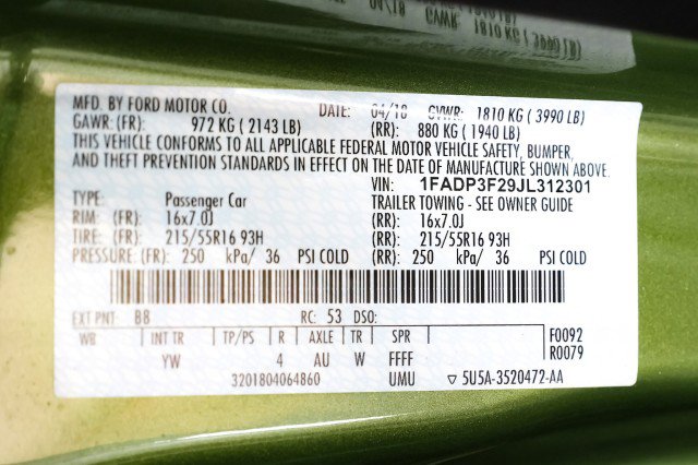 Used 2018 Ford Focus SE w/ SE Appearance Package image 54